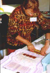 Janice making paper.jpg (439084 bytes)