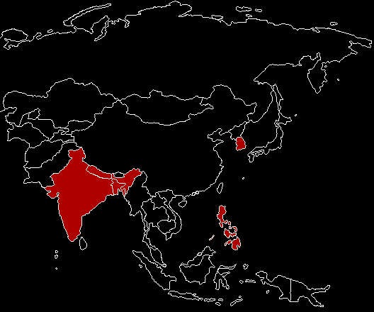 map of asia