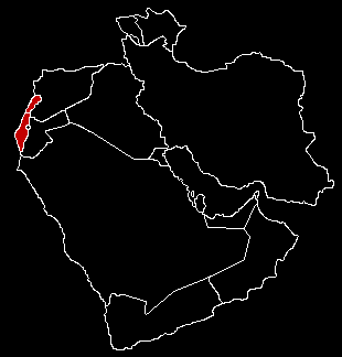 map of the middle east