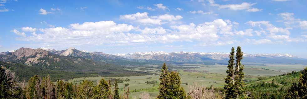 View west from Galena summit