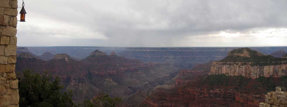 Grand Canyon Lodge, approaching thunderstorm