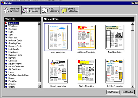 microsoft publisher templates
