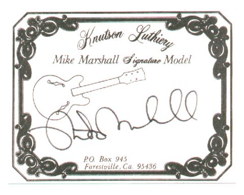 Mike Marshall Label