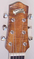 Lap steel peghead