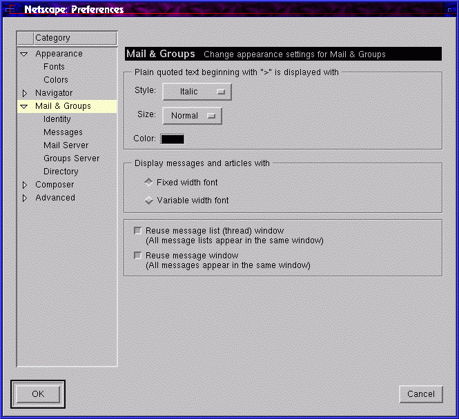 Communicator: Mail & Groups