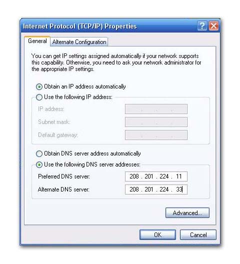 Select Using DHCP