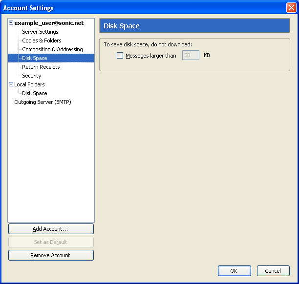 Disk Space