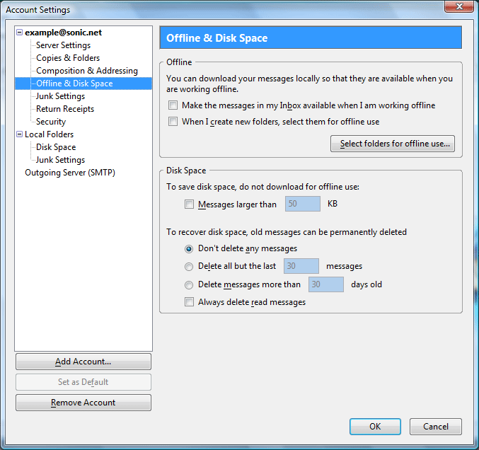 Disk Space