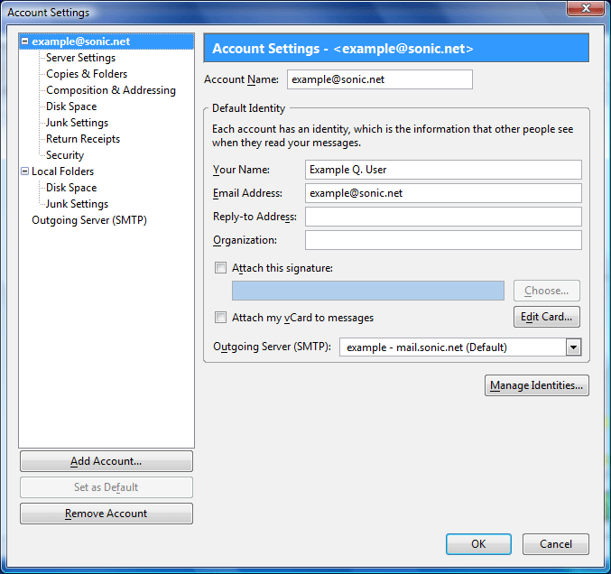 Account Settings