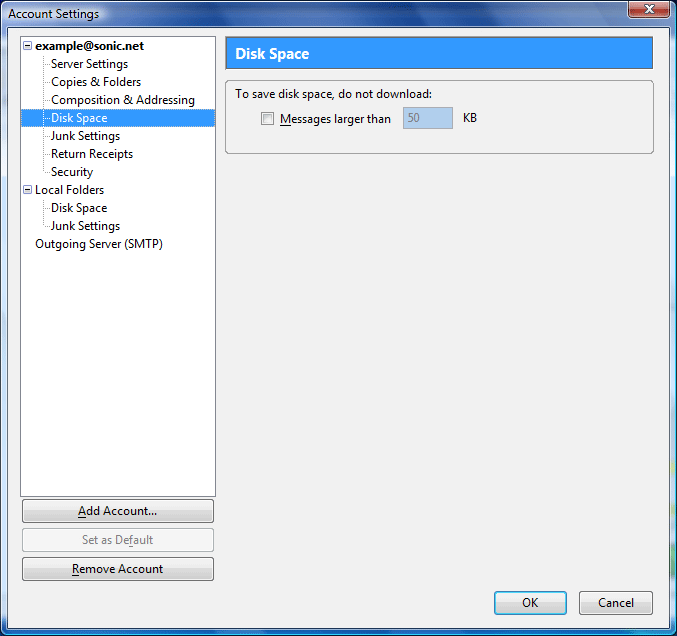 Disk Space