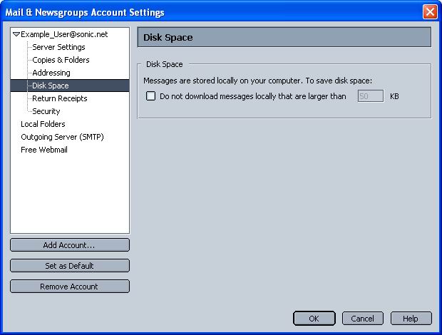 Disk Space