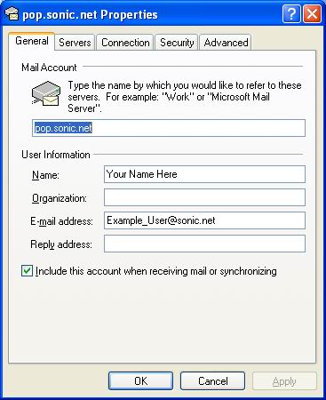 General Account Properties