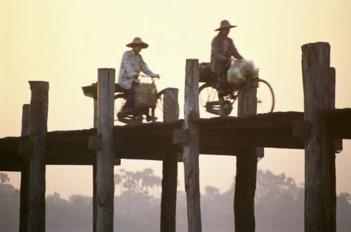 Riding in Mandalay