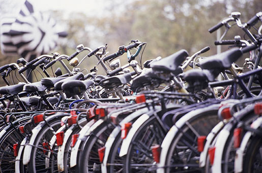 Riding in Holland