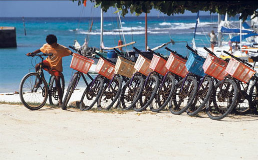 Riding in Seychelles, Africa