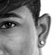 Man with earring