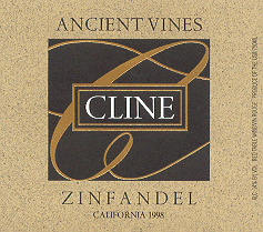 1999 Ancient Vines Zinfandel label