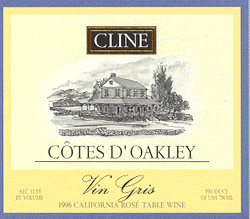 Cotes D'Oakely - Vin Gris wine label