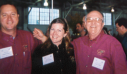 Matt Cline, Tina & Jean-Marie Martin at ZAP tasting.