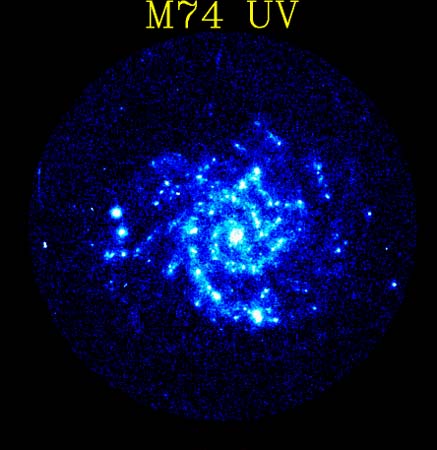 M74 Spiral Galaxy UV