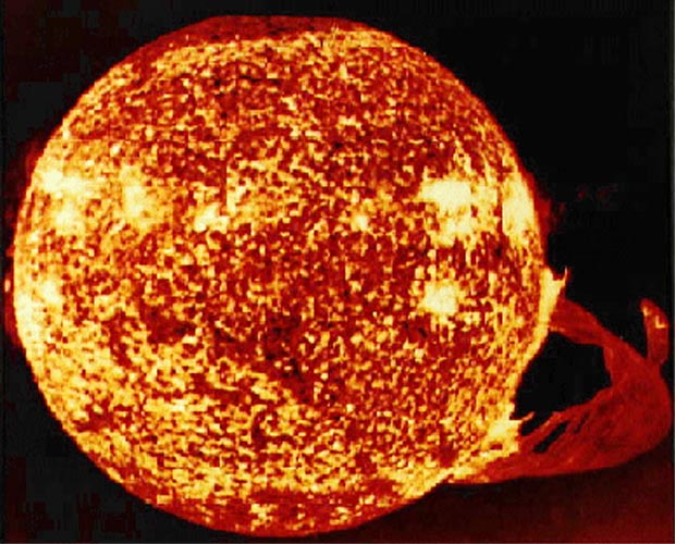 Solar Flare Maximum, Skylab 1973