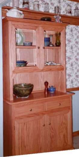 oak cabinet