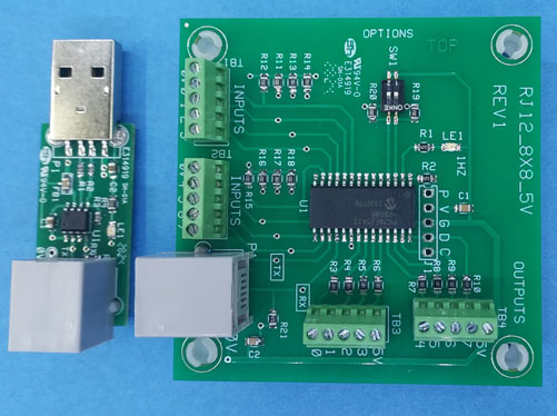 USB 8 INPUT, 8 OUTPUTS