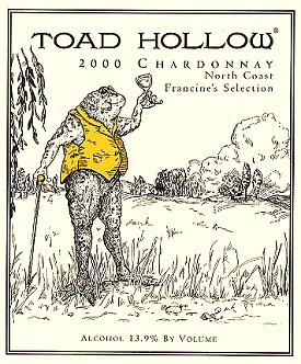 Toad Hollow 2000 Chardonnay Francine's Selection North Coast
