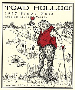 Toad Hollow 1997 Pinot Noir, Goldie's Vines, Russian River Valley, Sonoma County