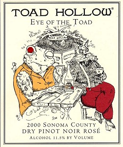 Toad Hollow 2000 Dry Pinot Noir Ros, Sonoma County