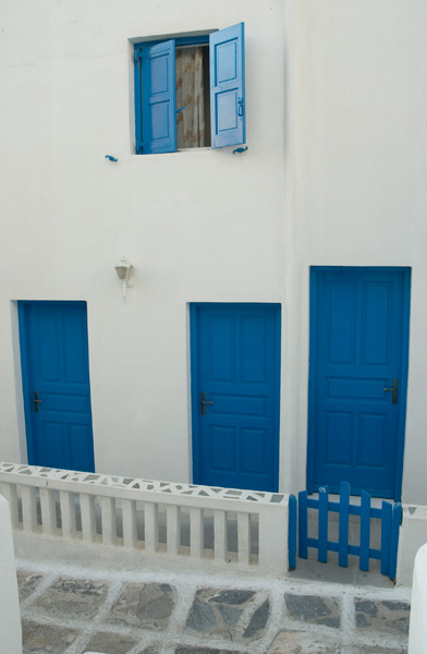 Blue Doors & Window , Rhodes