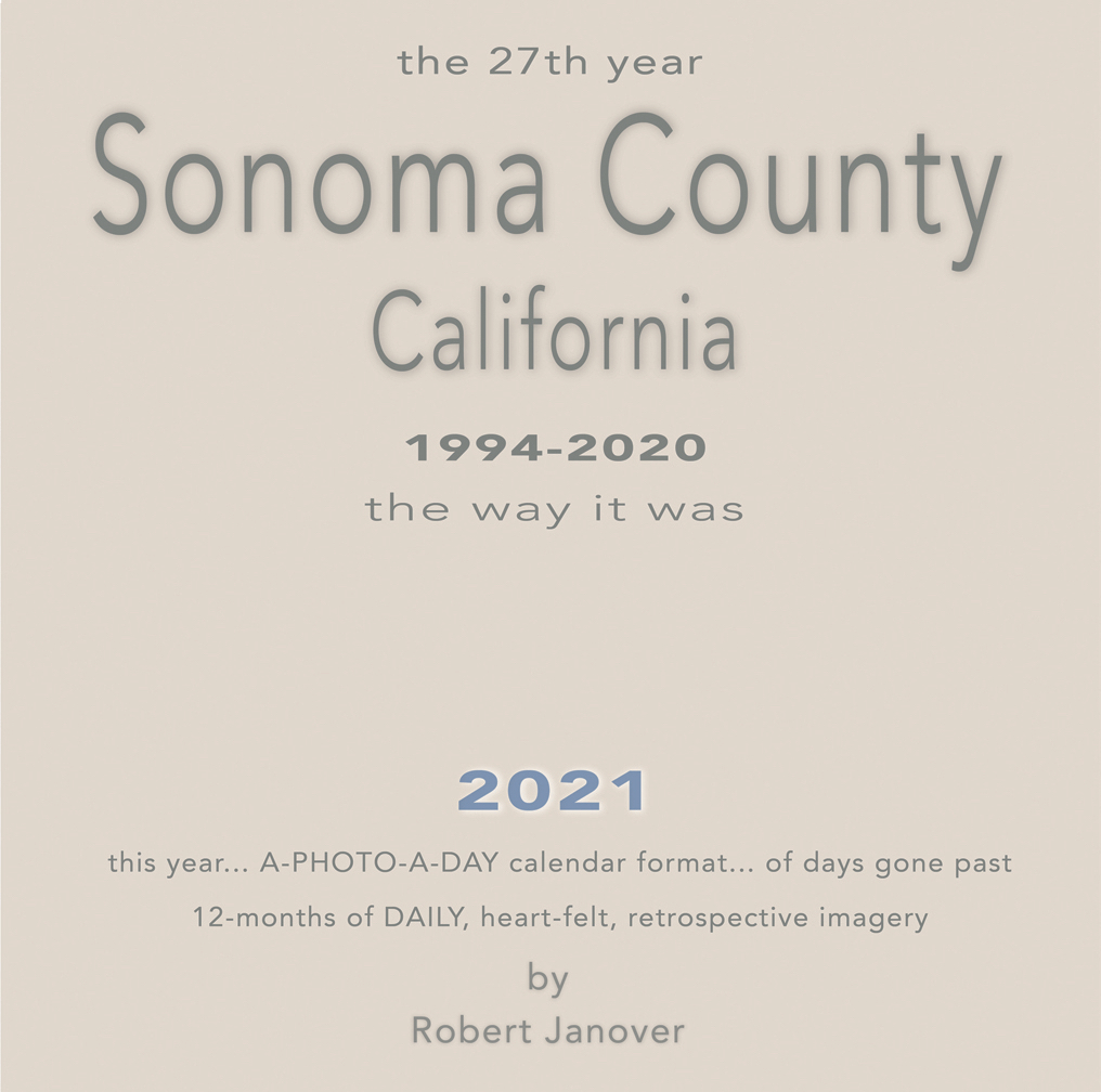 Sonoma County California 2021 calendar