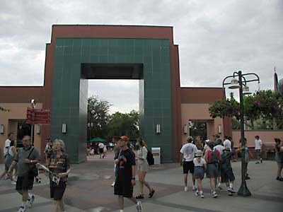 Leaving Animation Courtyard