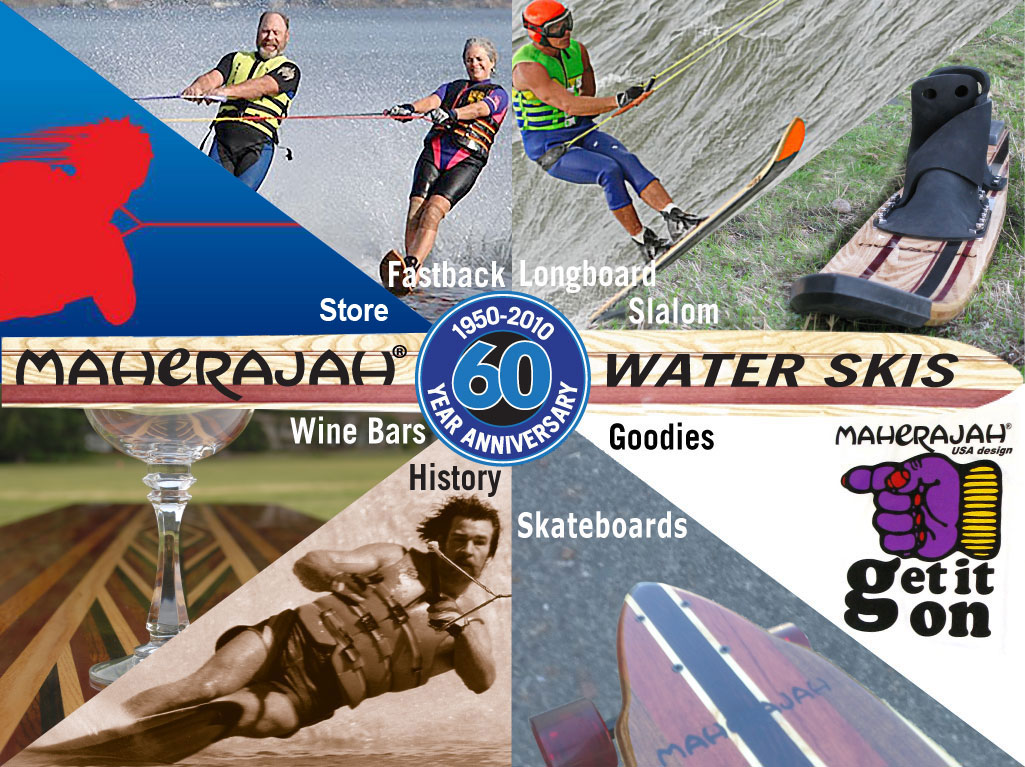 Maherajah Water Skis Main Menu