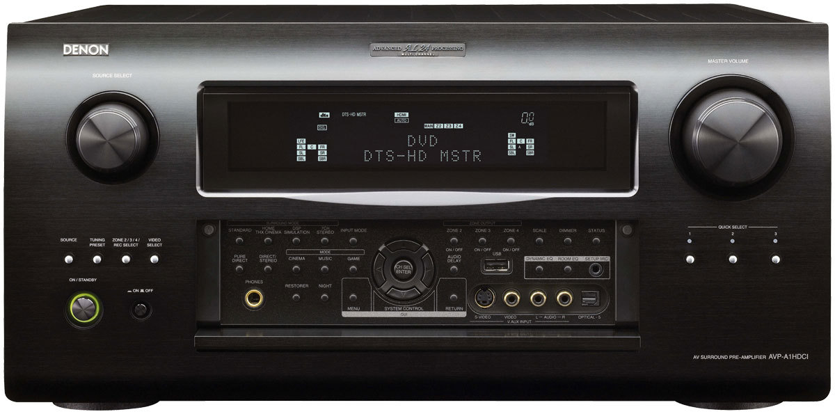  Denon AVR-3806 7.1 Channel Home Theater A/V Surround Receiver-Black  : Electronics