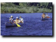 Canoes on the River