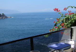 Beautiful view overlooking Bahia de Mismaloya.