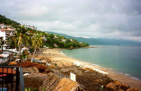 View looking south on Los Muertos Beach