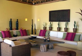 Sitting Area Under Palapa