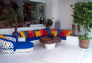 Outdoor sitting area