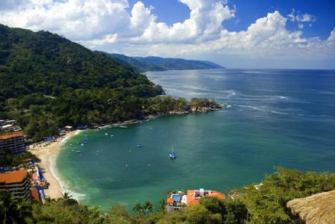 Beautiful view of Mismaloya Bay