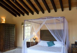 Master bedroom with bath and AC.