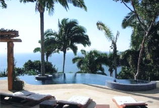 View of bay overlooking Infinity pool.