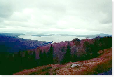 View toward Mooselookmeguntic Lake