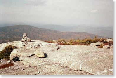 View from Baldpate Mountain summit