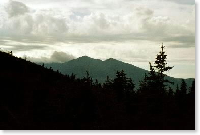 Sunset from bench below Imp Shelter