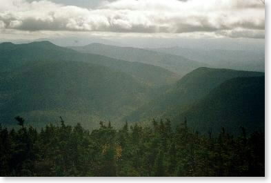 Looking ahead (southwest) to Mahoosuc Notch