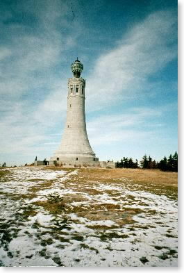 Monument at summit of Mt. Greylock