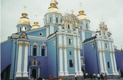 blue church