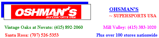 OSHMAN'S Sport Store Logo